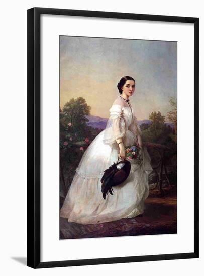 The Swedish Singer Jenny Lind, C.1852-Louis Lang-Framed Giclee Print