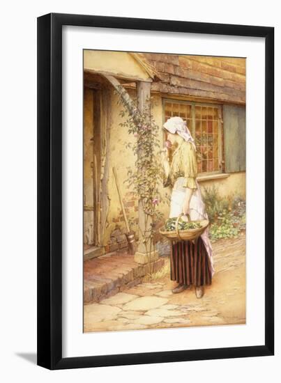 The Sweetest Rose-Charles Edward Wilson-Framed Giclee Print