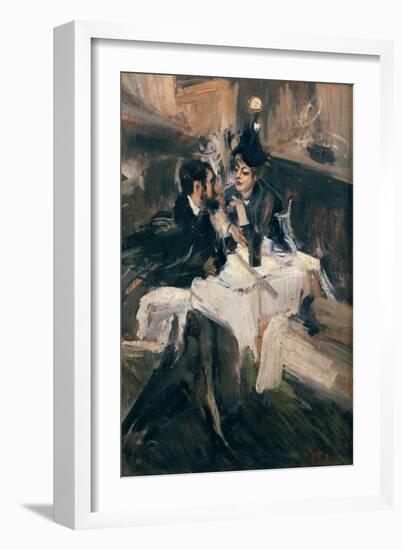 The Sweethearts Lunch-Giovanni Boldini-Framed Giclee Print