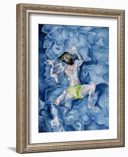 The Swimmer, 1989-Gareth Lloyd Ball-Framed Giclee Print