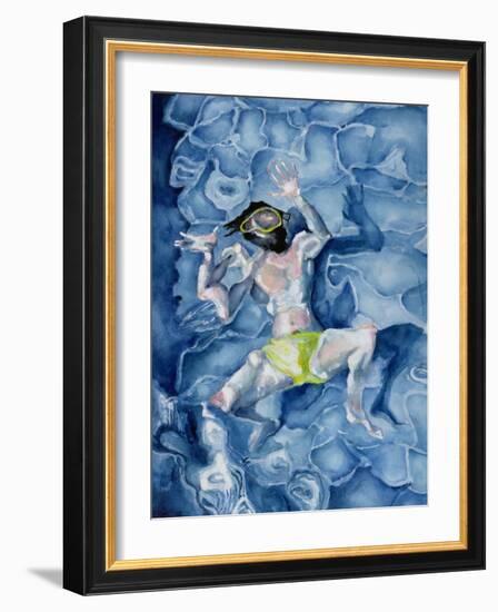 The Swimmer, 1989-Gareth Lloyd Ball-Framed Giclee Print