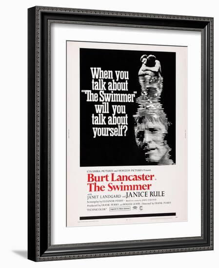 The Swimmer-null-Framed Art Print