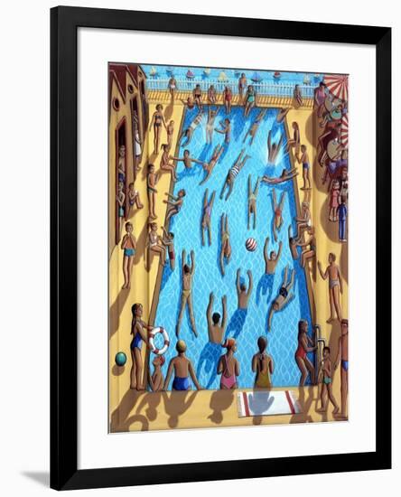 THE SWIMMING POOL, 2012,-PJ Crook-Framed Giclee Print