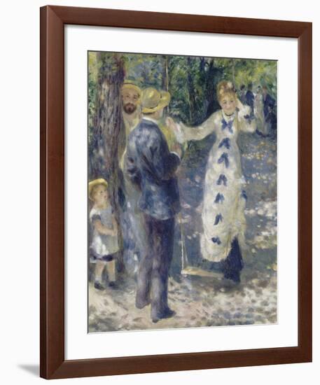 The Swing, 1876-Pierre-Auguste Renoir-Framed Giclee Print