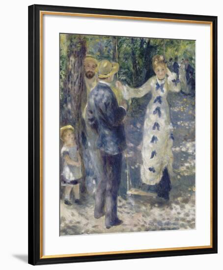 The Swing, 1876-Pierre-Auguste Renoir-Framed Giclee Print