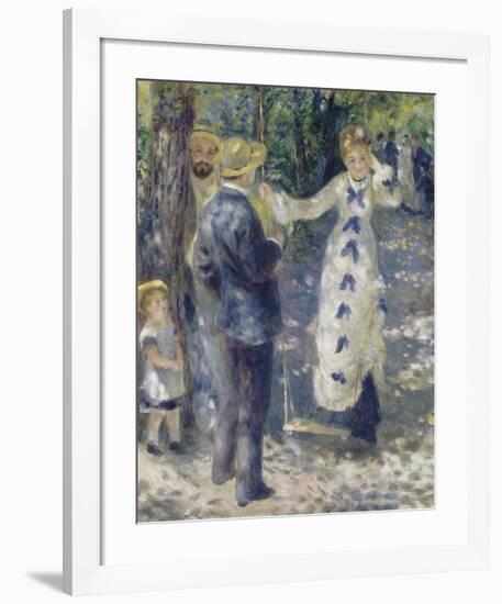 The Swing, 1876-Pierre-Auguste Renoir-Framed Giclee Print