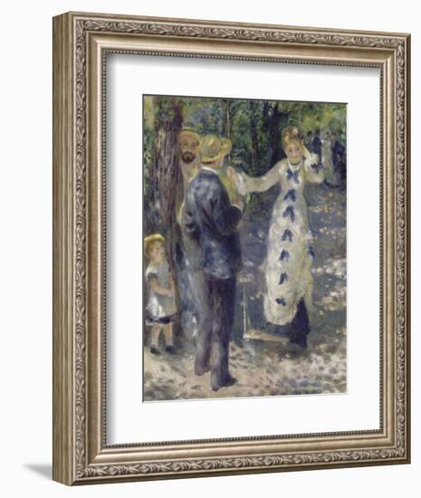 The Swing, 1876-Pierre-Auguste Renoir-Framed Art Print