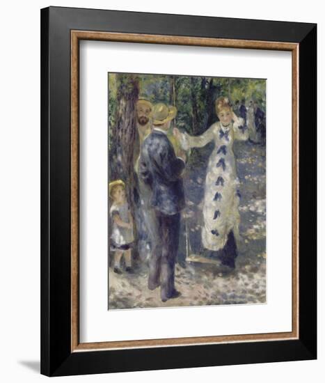 The Swing, 1876-Pierre-Auguste Renoir-Framed Art Print