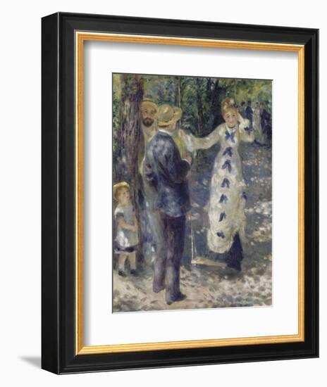 The Swing, 1876-Pierre-Auguste Renoir-Framed Art Print