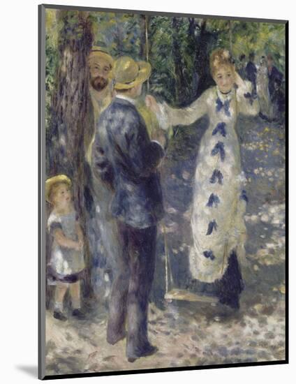 The Swing, 1876-Pierre-Auguste Renoir-Mounted Art Print