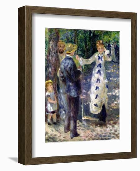 The Swing, 1876-Pierre-Auguste Renoir-Framed Giclee Print