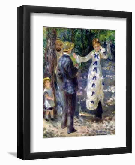 The Swing, 1876-Pierre-Auguste Renoir-Framed Giclee Print