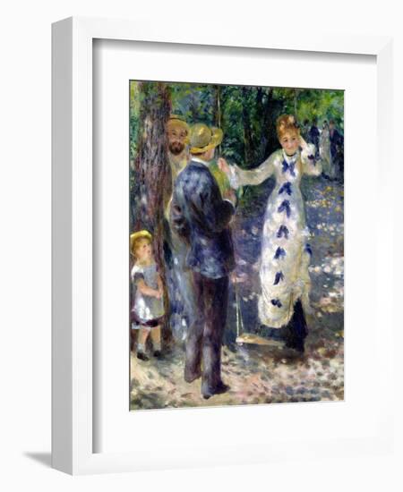 The Swing, 1876-Pierre-Auguste Renoir-Framed Giclee Print