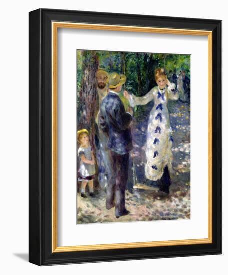 The Swing, 1876-Pierre-Auguste Renoir-Framed Giclee Print