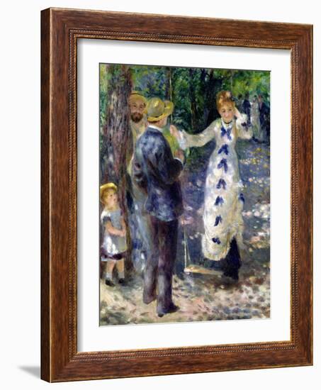 The Swing, 1876-Pierre-Auguste Renoir-Framed Giclee Print