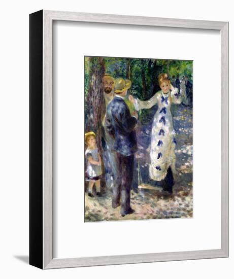 The Swing, 1876-Pierre-Auguste Renoir-Framed Premium Giclee Print