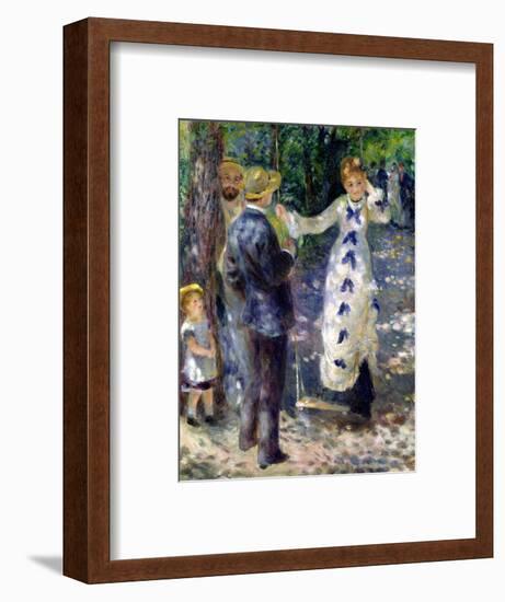 The Swing, 1876-Pierre-Auguste Renoir-Framed Premium Giclee Print