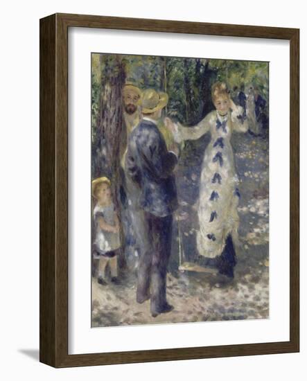 The Swing, 1876-Pierre-Auguste Renoir-Framed Giclee Print