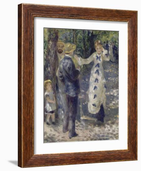 The Swing, 1876-Pierre-Auguste Renoir-Framed Giclee Print