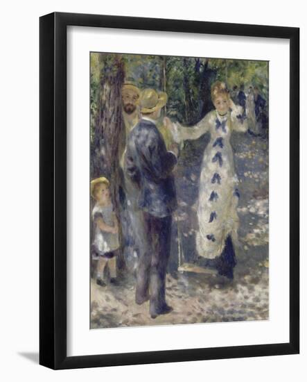 The Swing, 1876-Pierre-Auguste Renoir-Framed Giclee Print