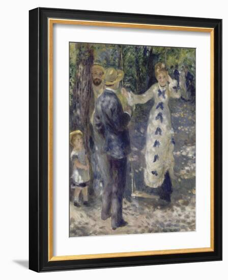 The Swing, 1876-Pierre-Auguste Renoir-Framed Giclee Print