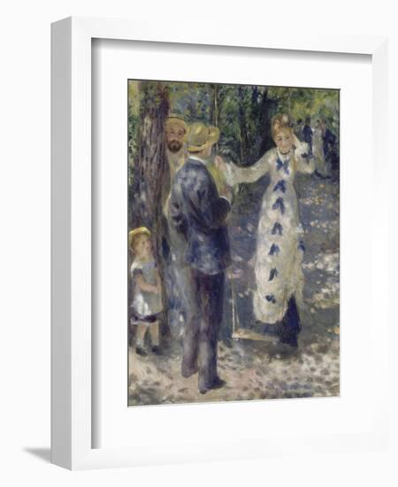 The Swing, 1876-Pierre-Auguste Renoir-Framed Giclee Print