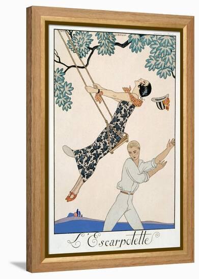 The Swing, 1923-Georges Barbier-Framed Premier Image Canvas