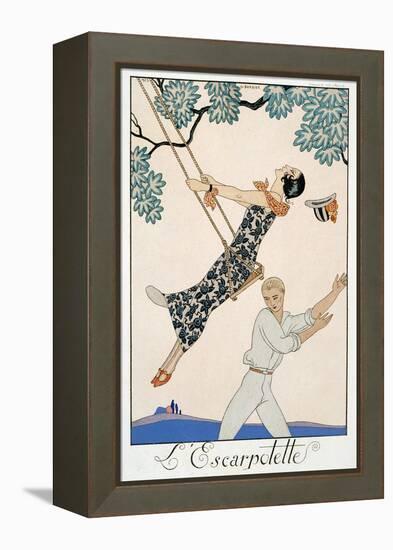 The Swing, 1923-Georges Barbier-Framed Premier Image Canvas