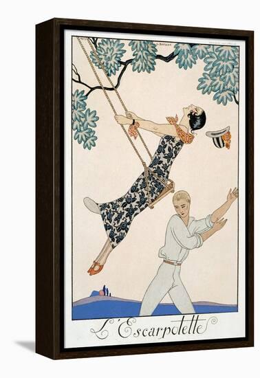The Swing, 1923-Georges Barbier-Framed Premier Image Canvas
