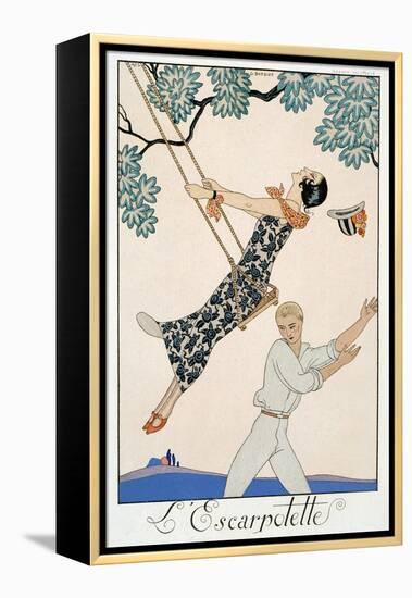 The Swing, 1923-Georges Barbier-Framed Premier Image Canvas