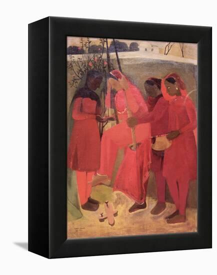 The Swing, 1940-Amrita Sher-gill-Framed Premier Image Canvas