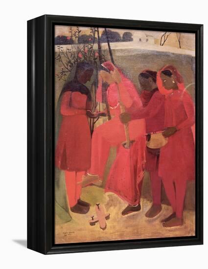 The Swing, 1940-Amrita Sher-gill-Framed Premier Image Canvas