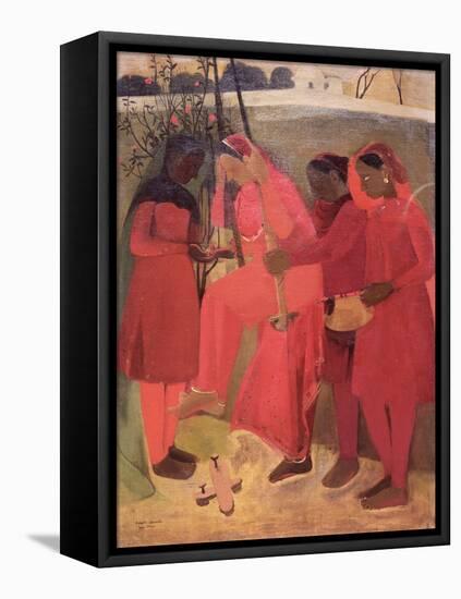 The Swing, 1940-Amrita Sher-gill-Framed Premier Image Canvas