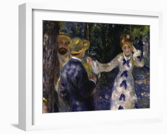 The Swing, c.1876-Pierre-Auguste Renoir-Framed Giclee Print