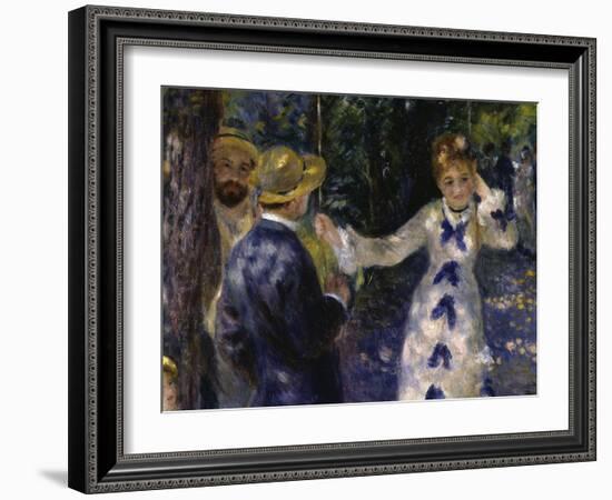 The Swing, c.1876-Pierre-Auguste Renoir-Framed Giclee Print