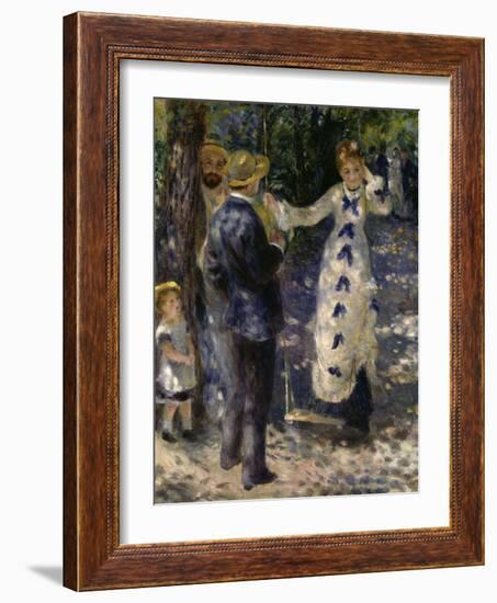 The Swing, c.1876-Pierre-Auguste Renoir-Framed Giclee Print