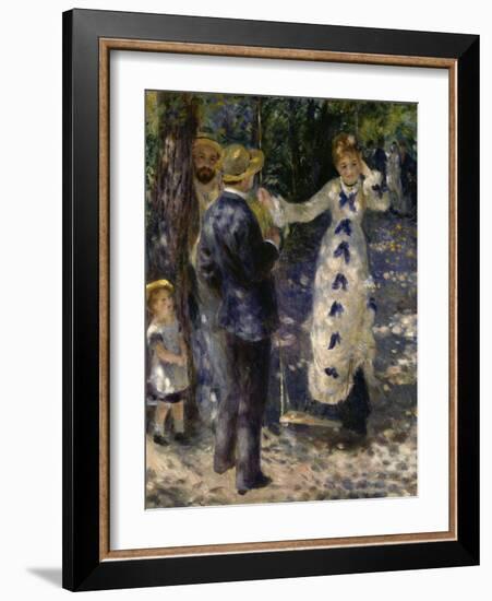 The Swing, c.1876-Pierre-Auguste Renoir-Framed Giclee Print