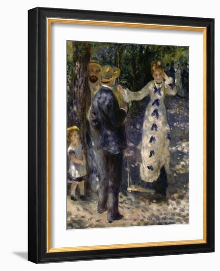 The Swing, c.1876-Pierre-Auguste Renoir-Framed Giclee Print