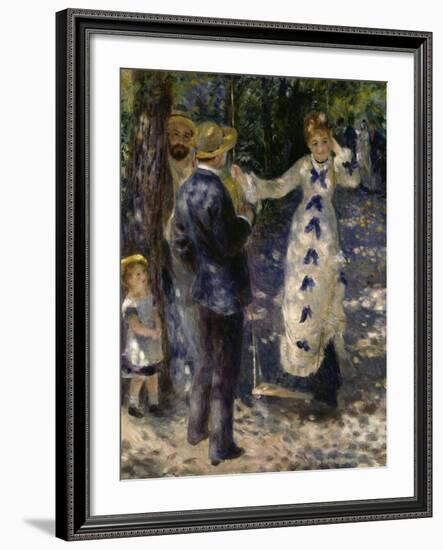 The Swing, c.1876-Pierre-Auguste Renoir-Framed Giclee Print