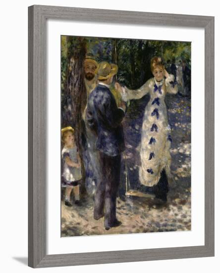 The Swing, c.1876-Pierre-Auguste Renoir-Framed Giclee Print