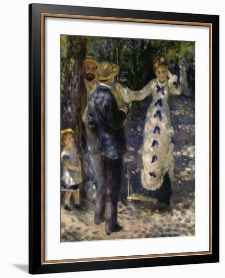 The Swing, c.1876-Pierre-Auguste Renoir-Framed Giclee Print