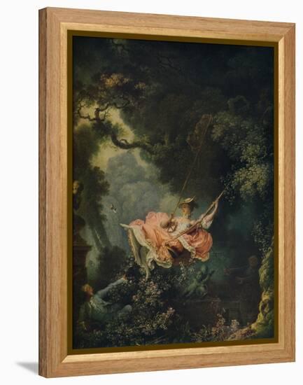 'The Swing', c1767-Jean-Honore Fragonard-Framed Premier Image Canvas