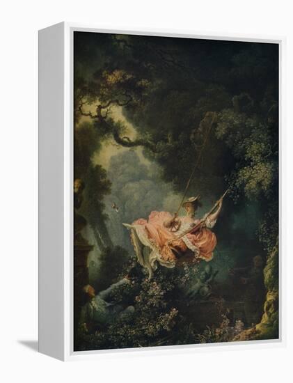 'The Swing', c1767-Jean-Honore Fragonard-Framed Premier Image Canvas