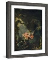 'The Swing', c1767-Jean-Honore Fragonard-Framed Giclee Print