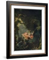 'The Swing', c1767-Jean-Honore Fragonard-Framed Giclee Print