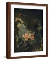 'The Swing', c1767-Jean-Honore Fragonard-Framed Giclee Print