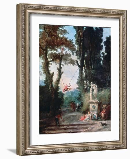 The Swing, C1777-Robert Hubert-Framed Giclee Print