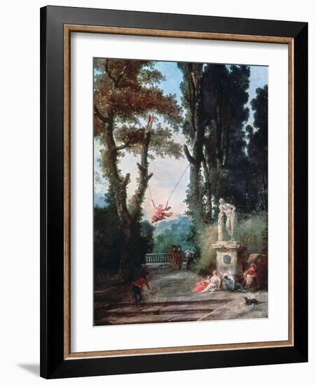 The Swing, C1777-Robert Hubert-Framed Giclee Print