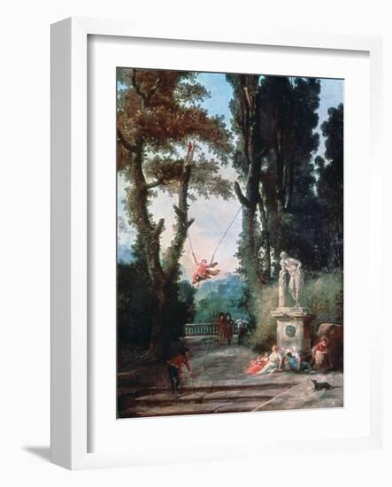 The Swing, C1777-Robert Hubert-Framed Giclee Print