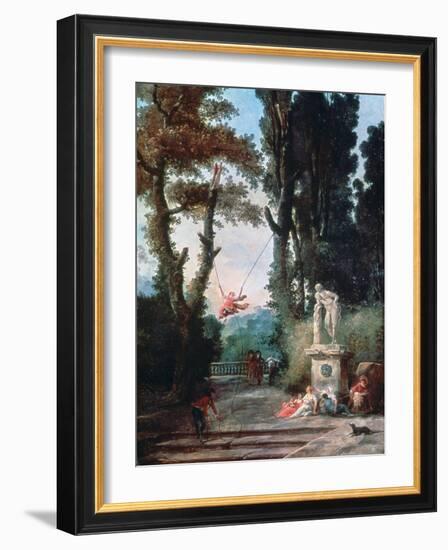 The Swing, C1777-Robert Hubert-Framed Giclee Print